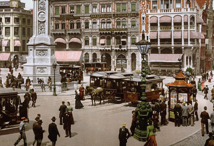 Geschiedenis Taxi Dam Amsterdam scaled